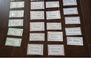 Productivity in the Age of ME, Part IV -- Task Cards