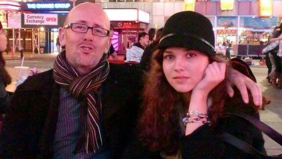 Sean O’Neill with his daughter Maeve Boothby O’Neill, who died aged 27 in 2021 after suffering with severe ME
