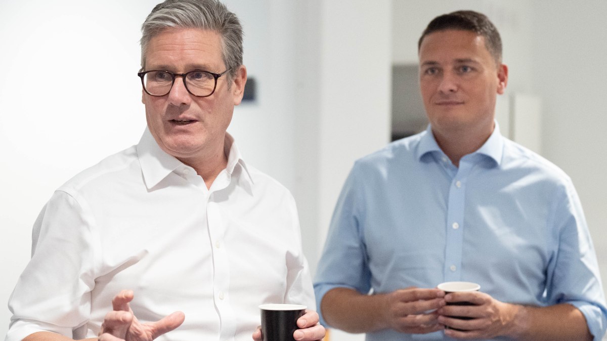 Sir Keir Starmer and Wes Streeting on a visit to University College London hospital last week. Close to 200 health professionals have written to Streeting calling for an ME clinical task force to be formed